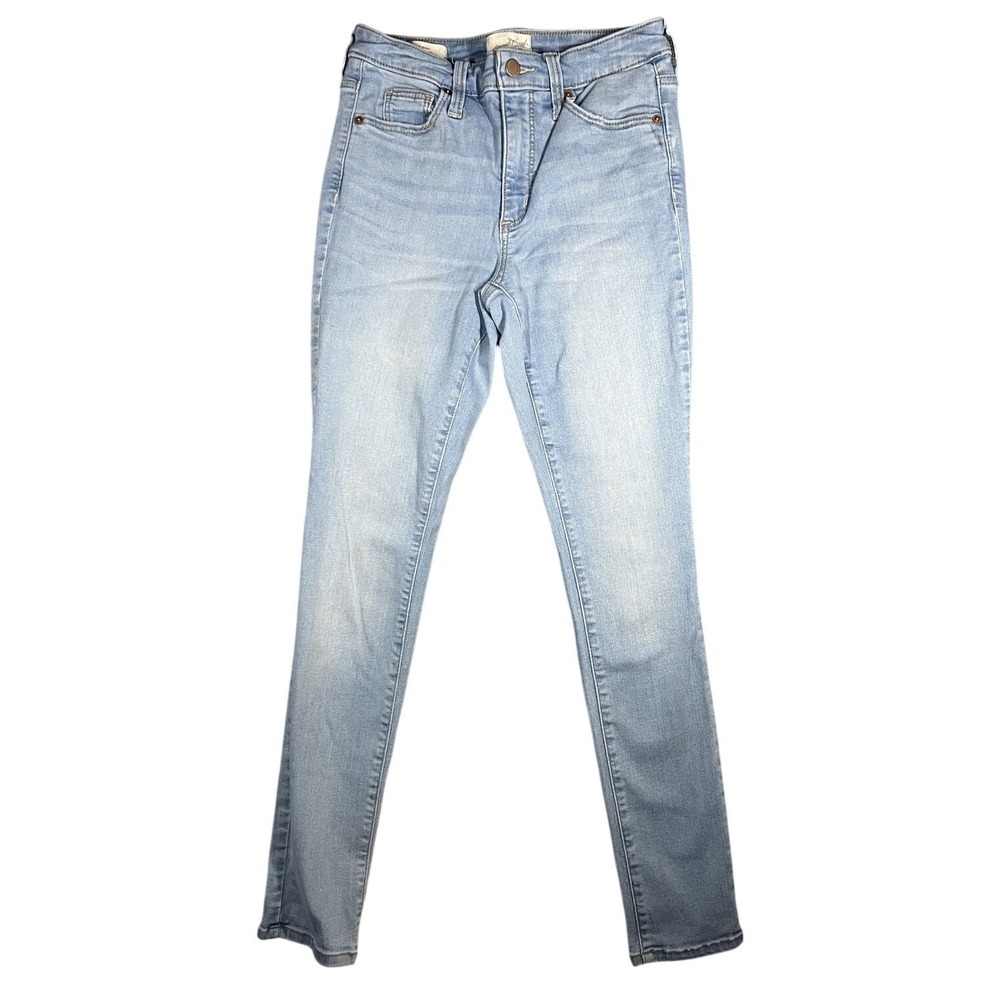 Universal‎ Thread Women's High Rise Skinny Jeans Light Wash Blue Size 2/26R